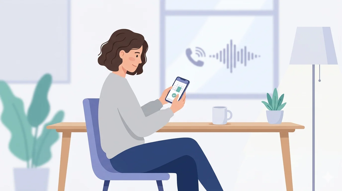 Booking an appointment without calling